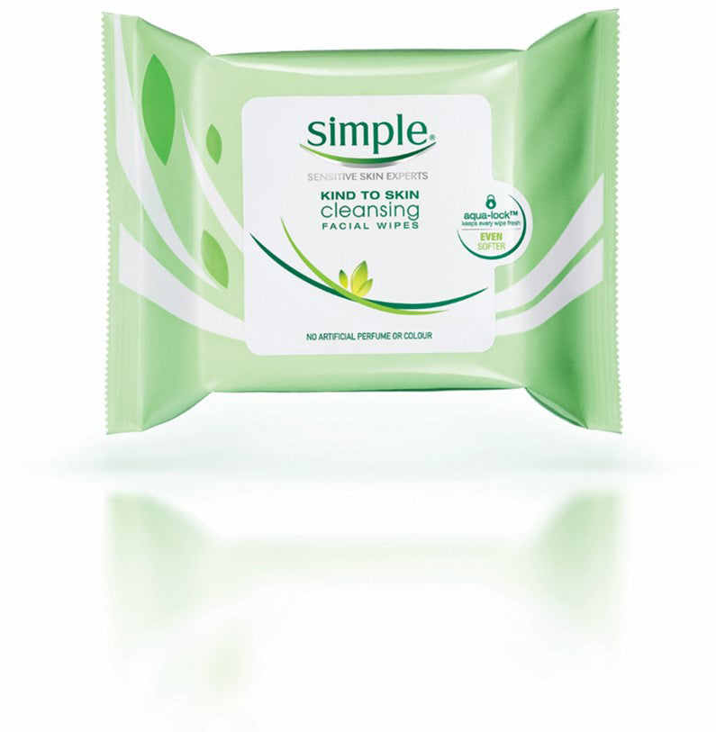 Simple Kind To Skin Biodegradable Cleansing Wipes