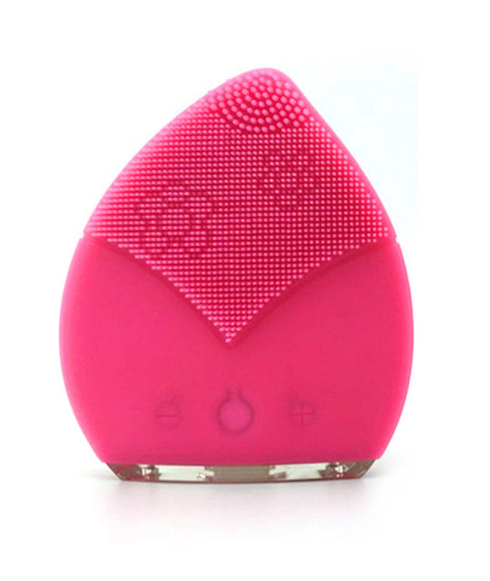 Makeup Deep Pores Cleaning Electric Waterpoof Silicone Sonic Vibration Facial Wash Brush Cleaner Cleanser Beauty Massager