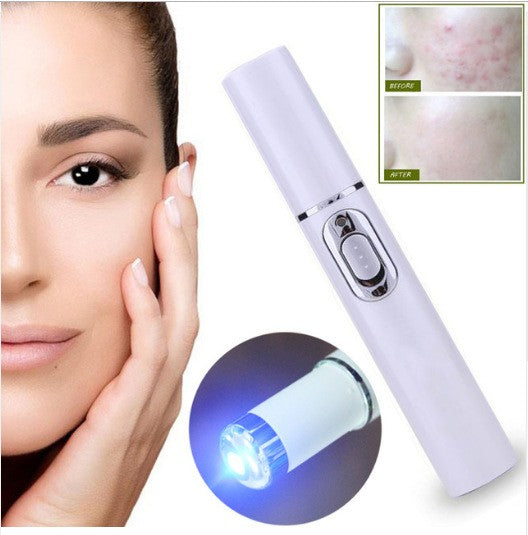 Laser Pen Portable Acne Wrinkle Machine Durable Blue Treatment Pen Massage