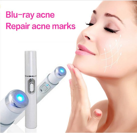 Laser Pen Portable Acne Wrinkle Machine Durable Blue Treatment Pen Massage